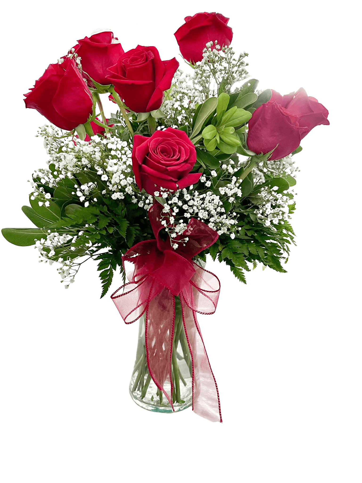 Rosey Disposition flower arrangement