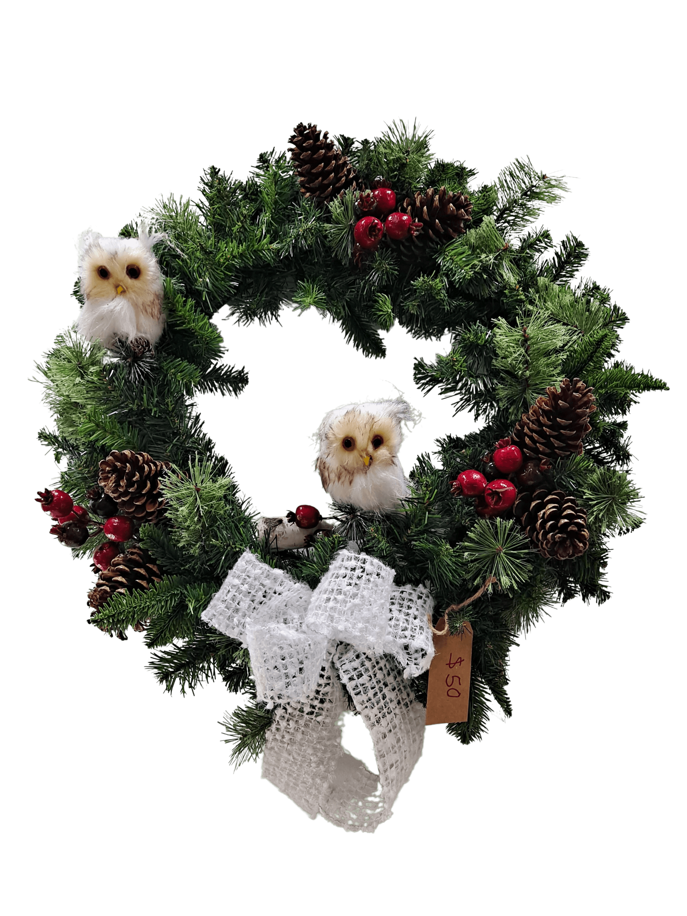 Wintry Whites flower arrangement