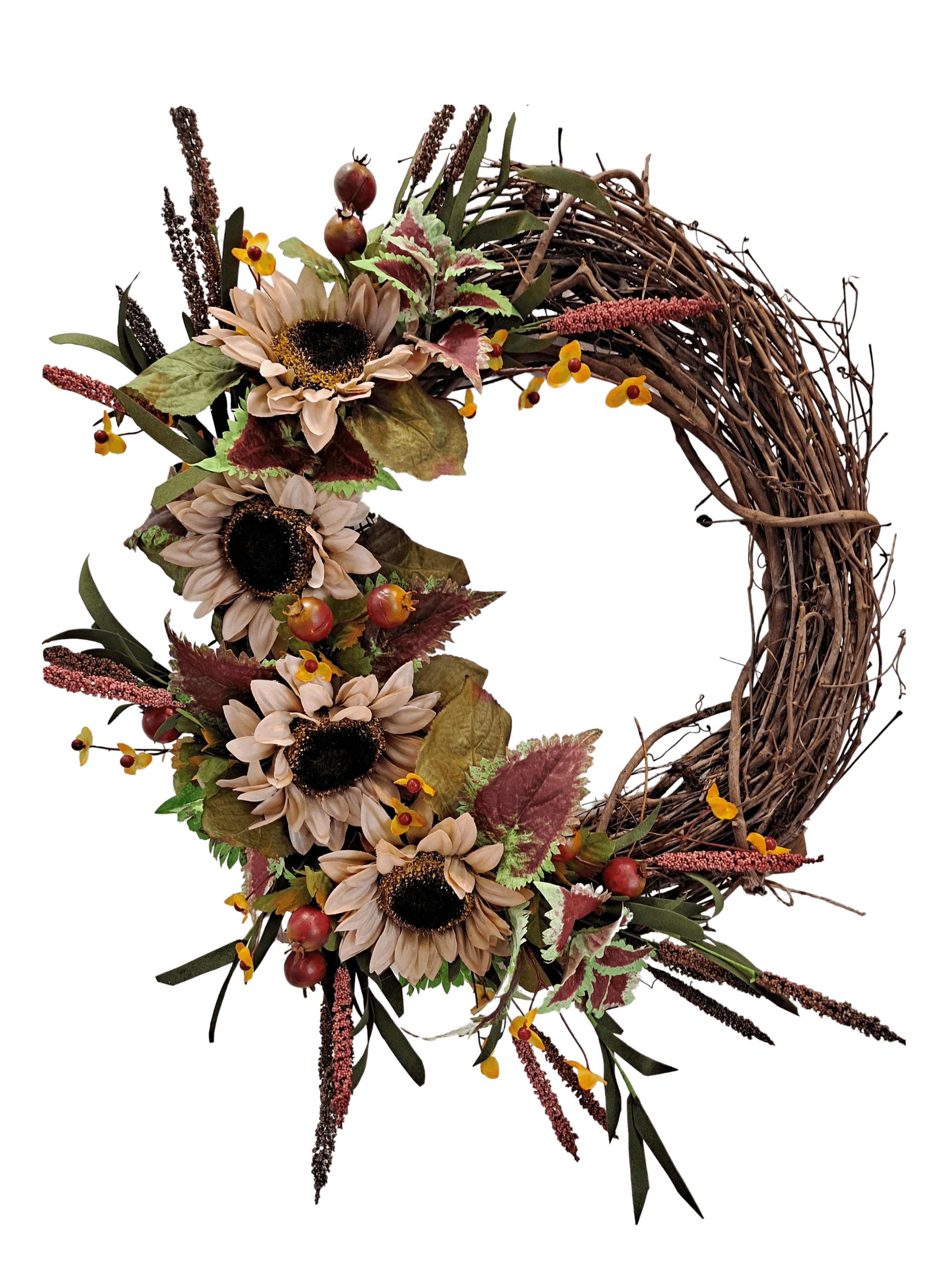 Fall Wreath flower arrangement