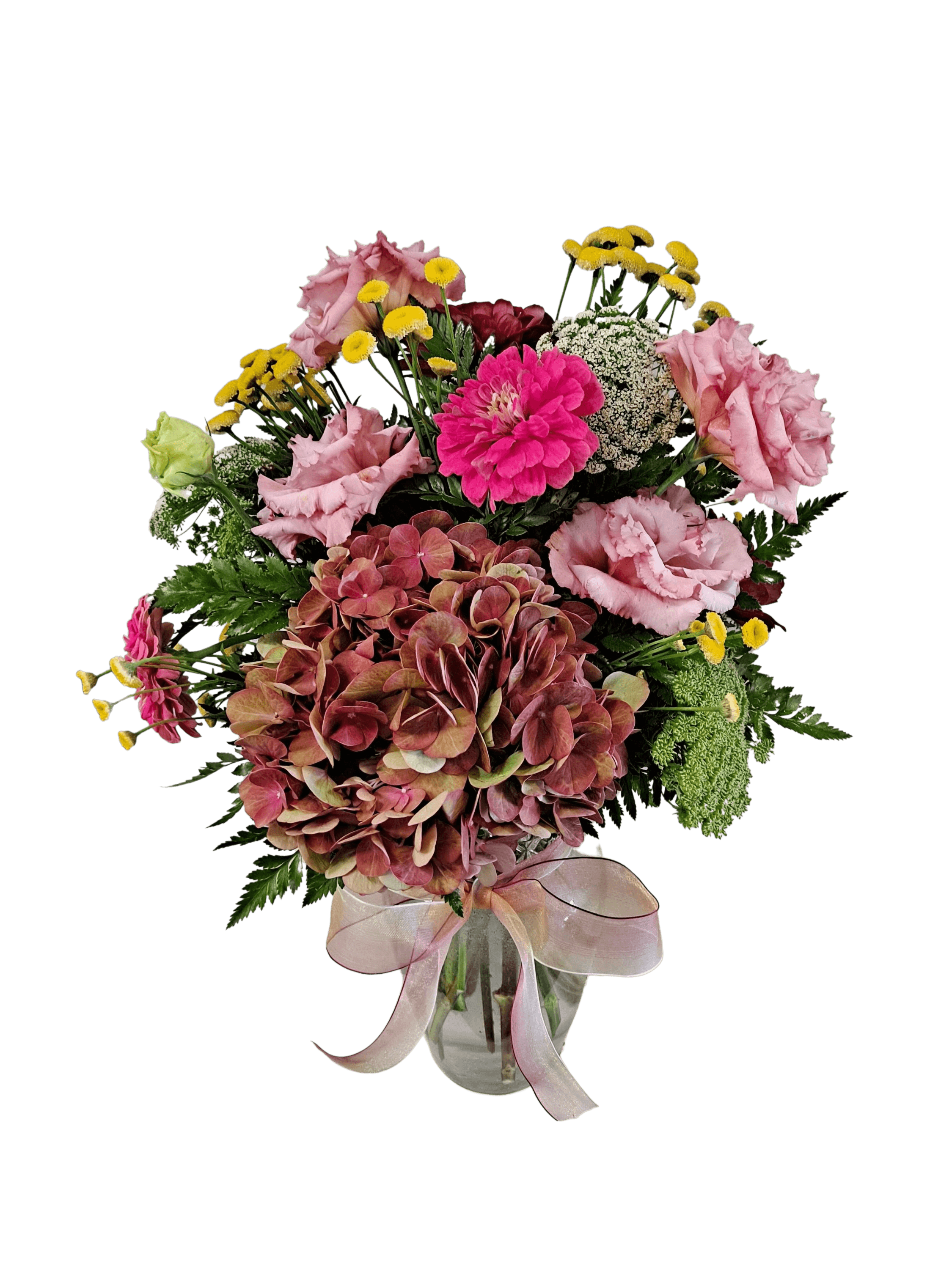 Colorful Fiesta flower arrangement