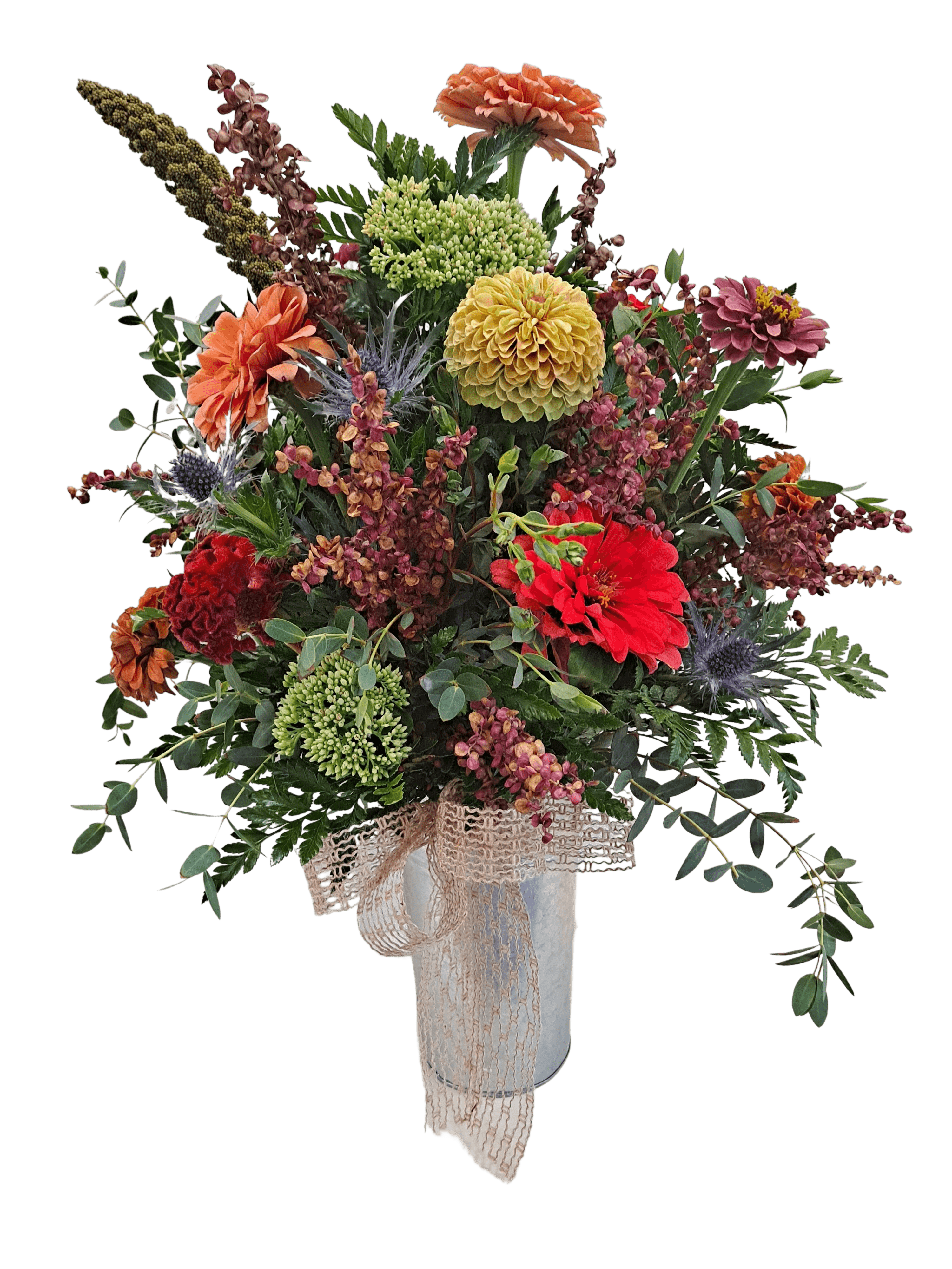 Woodsy Wishes flower arrangement